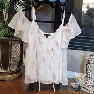 Cold shoulder blouse